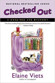 Cover for Checked Out: A Dead-End Job Mystery by Elaine Viets